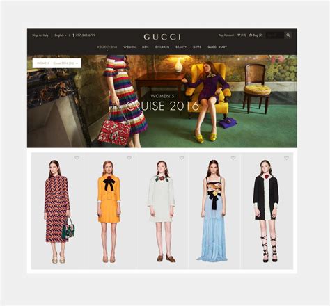 Gucci official web site